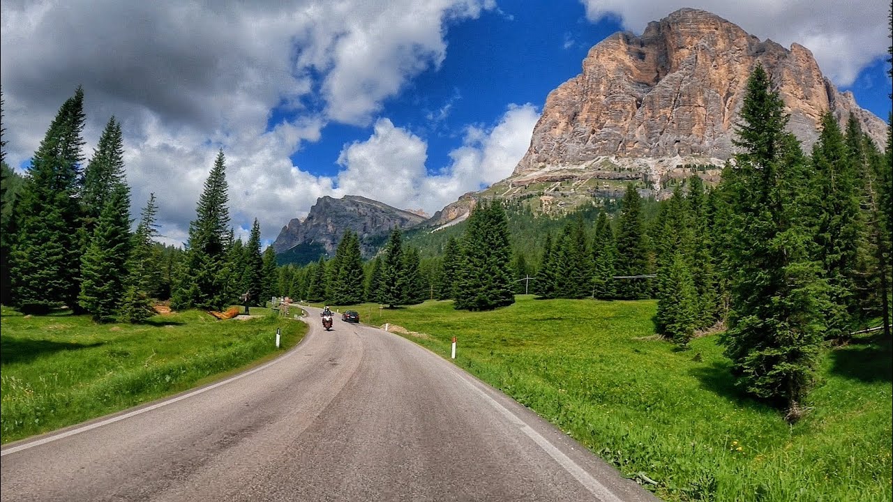 Driving to CINQUE TORRI in DOLOMITES | scenic drive | Italy 4k 60fps