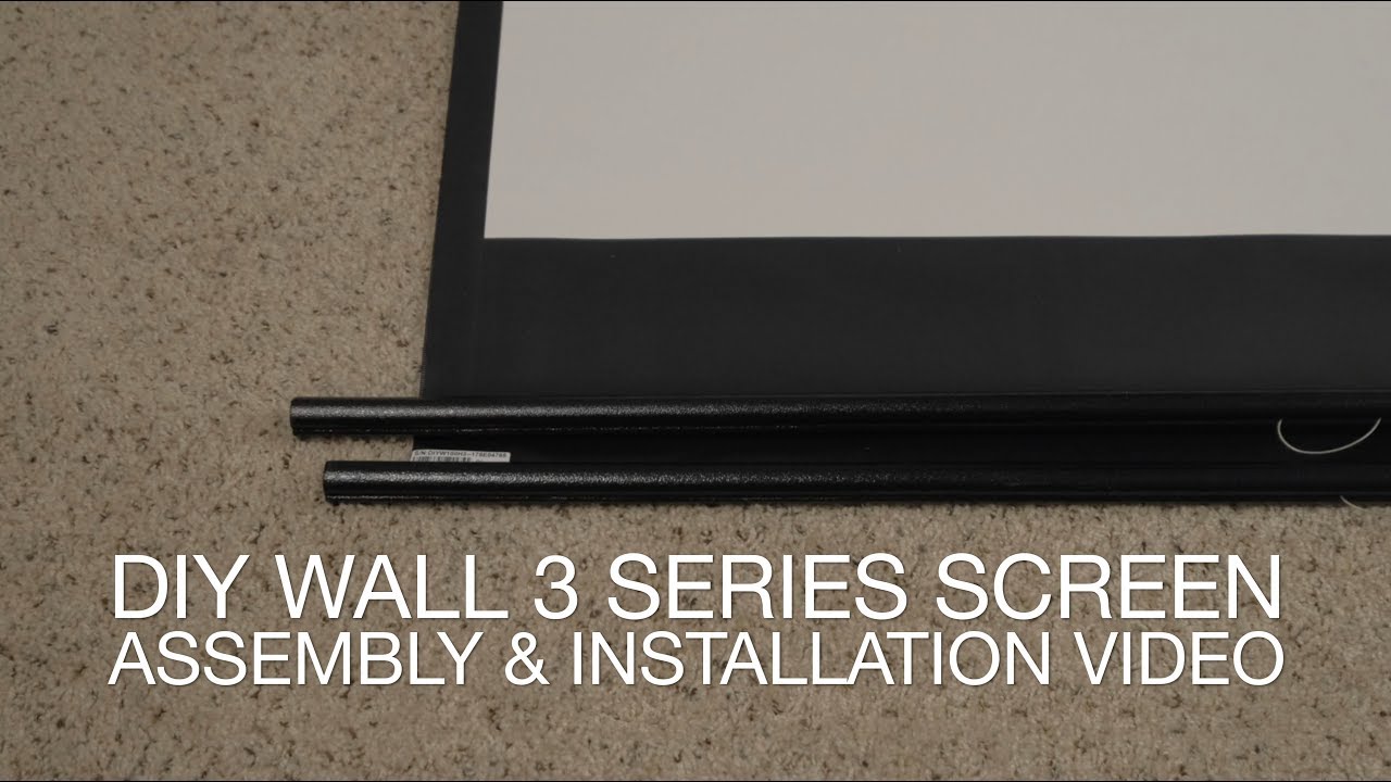 ✅ Elite Screens DIY Wall 3 Series Screen - Unboxing/Installation