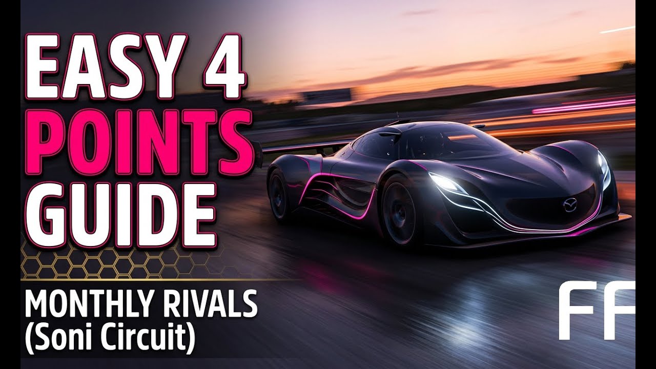 FH6 Monthly Rivals: Easy 4 Points Guide (Soni Circuit)
