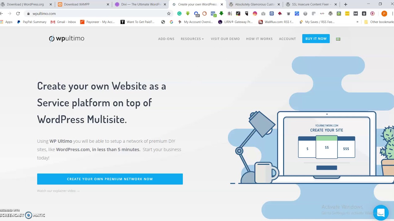 How to create a WordPress Multisite using Divi theme and Wp Ultimo: Introduction: Lesson 1