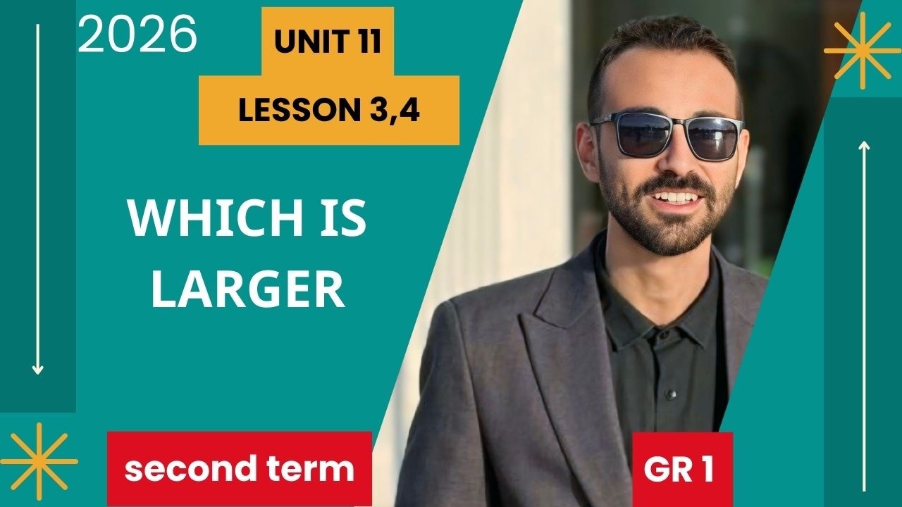 Which Is Larger? | Grade 1 Math | Lesson 11-3 | Term 2 | شرح درس ماث أولى ابتدائي