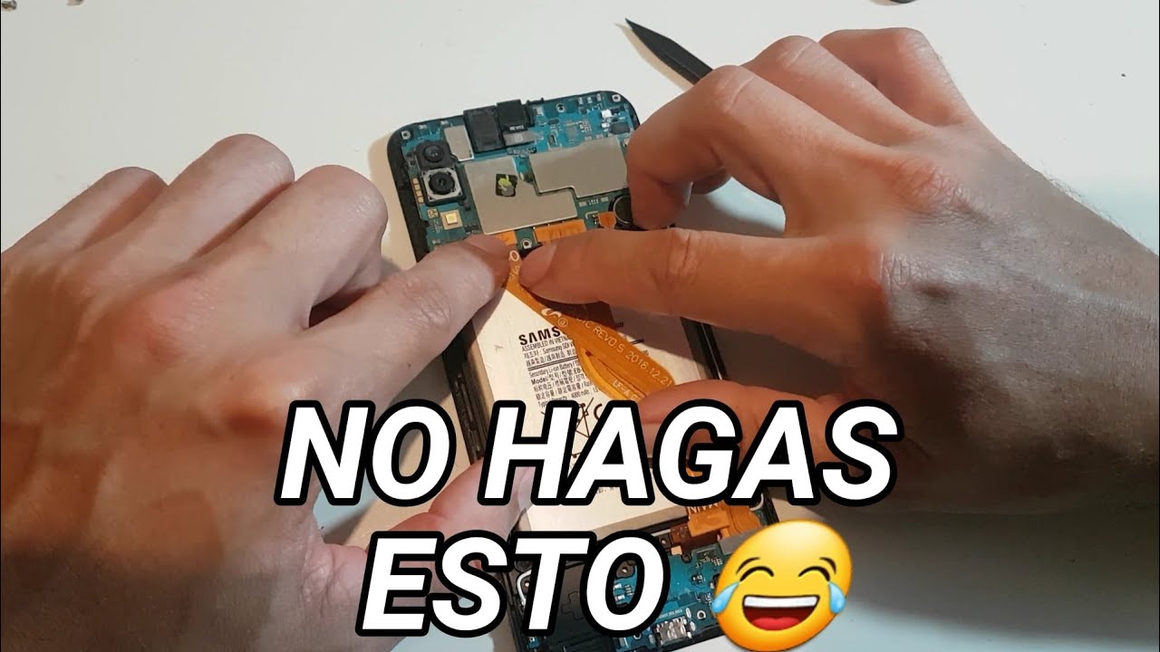 Samsung A30 (Cambio de pantalla con marco) paso a paso