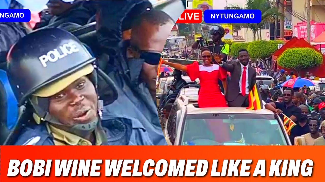 Bobi Wine Welcomed Like a King by Thousands — Despite Heavy Police Deployment
