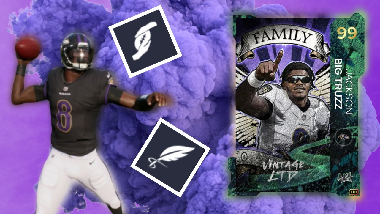 Lamar Jackson 'Big Truzz' QB Card: The BEST QB in Madden 25 Ultimate Team!
