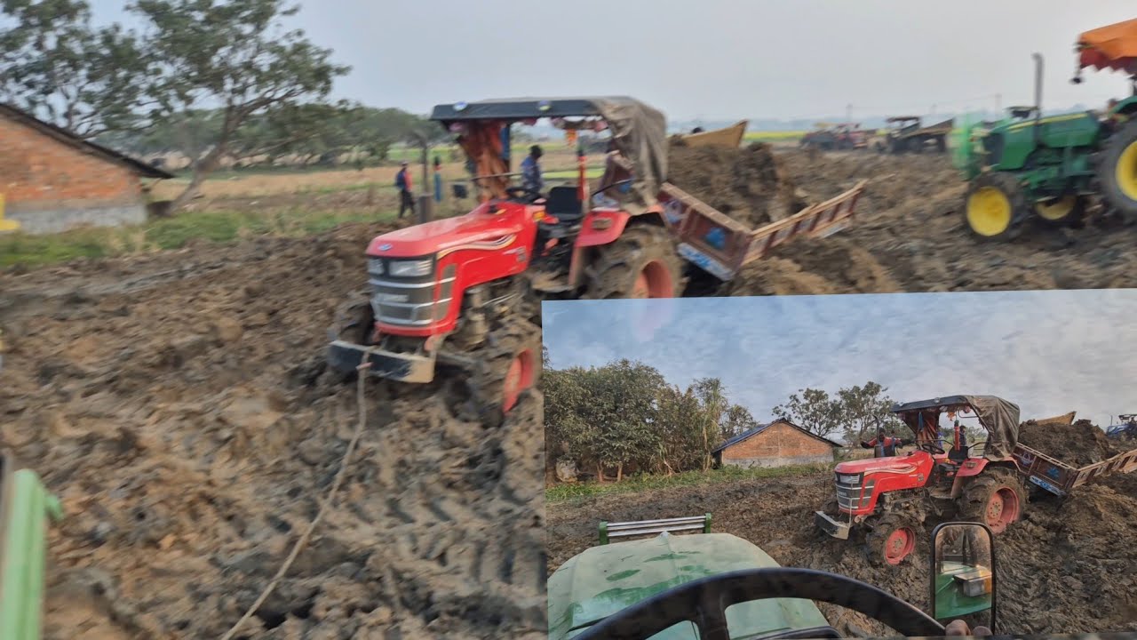 Mahindra 585 4wd tochan Johndeere 5210 4wd 