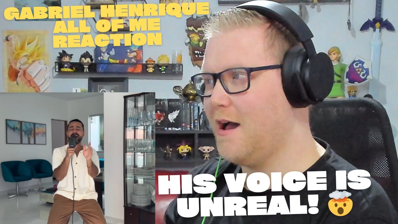 His Voice Is UNREAL! 🤯 Gabriel Henrique - All Of Me | Reaction!
