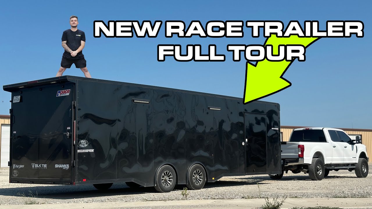 MY INSANE NEW RACE TRAILER + TOW RIG!
