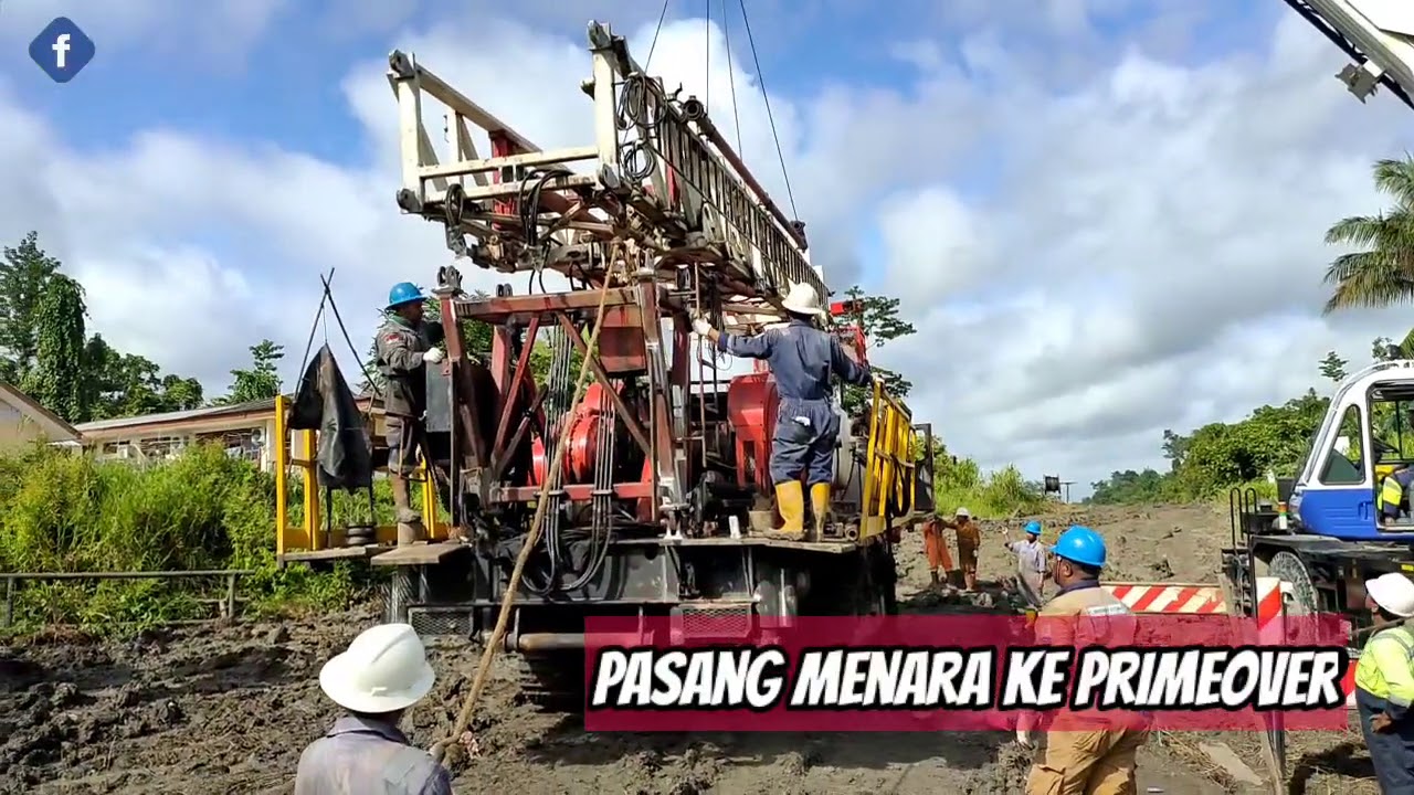 Pemasangan menara rig, Installation of tower rigs
