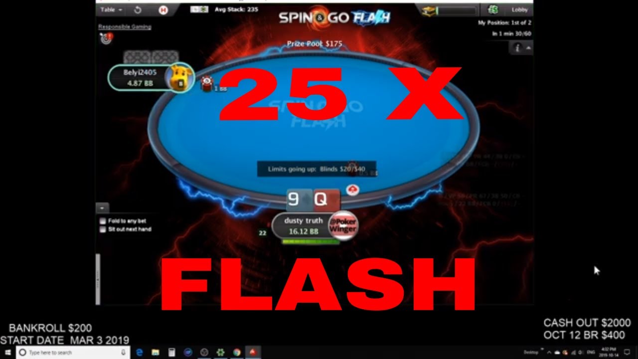 FIRST BIG SPIN ON SPIN & GO FLASH !!