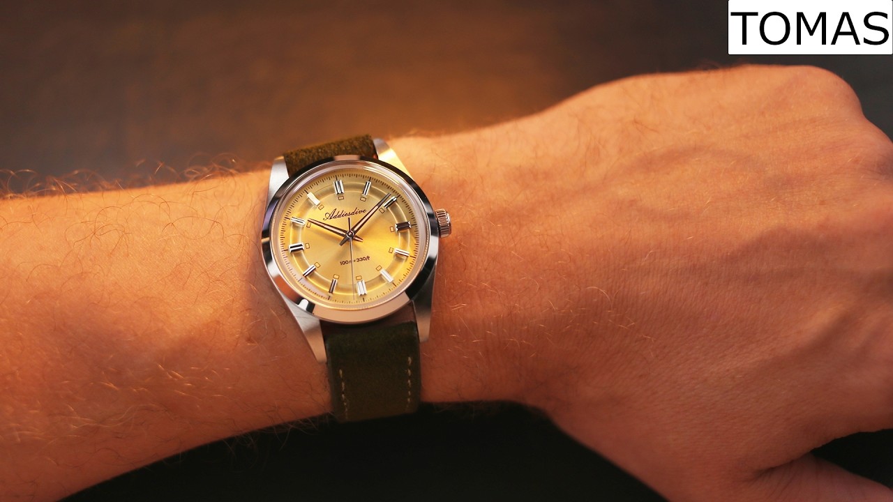 Addiesdive AD2515 golden from AliExpress