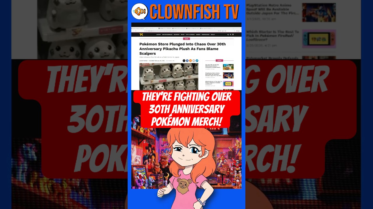 Pok&eacute;mon Fans FIGHT Over 30th Anniversary Merch and its INSANE! (News Bite)