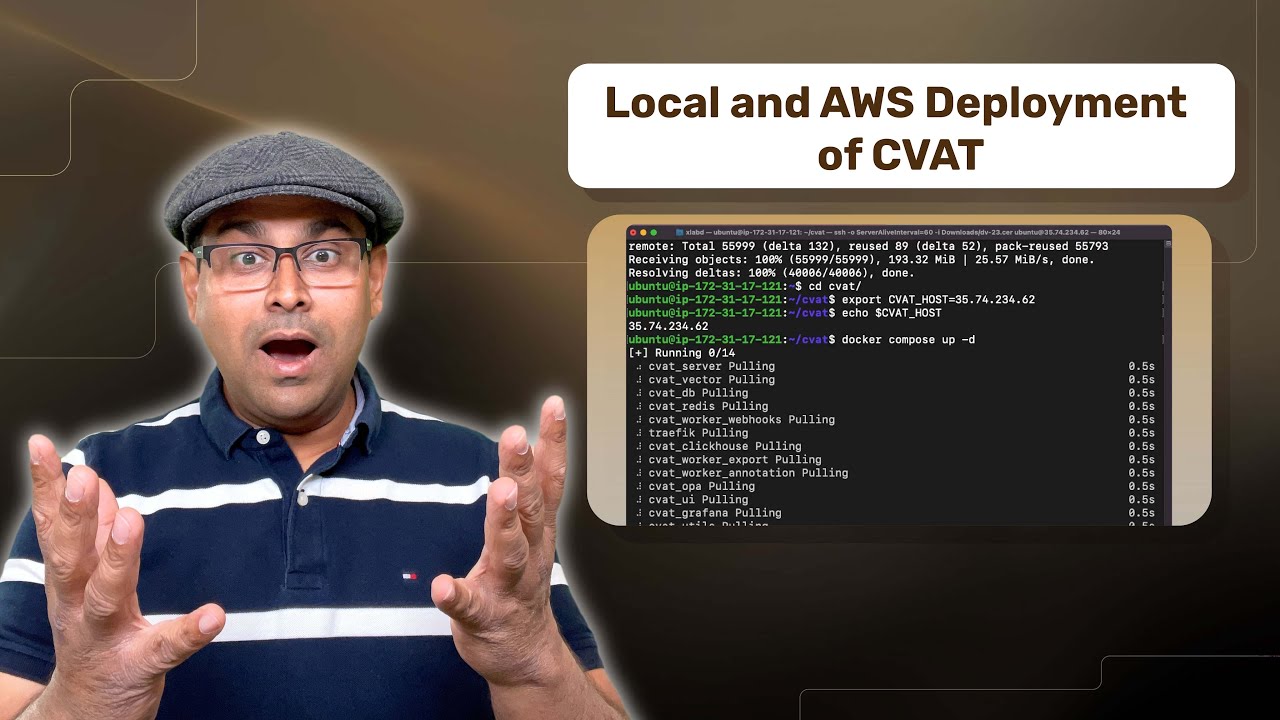 AWS + Локальное развертывание CVAT с использованием Docker &mdash; Основы CVAT + Начало работы с CVAT