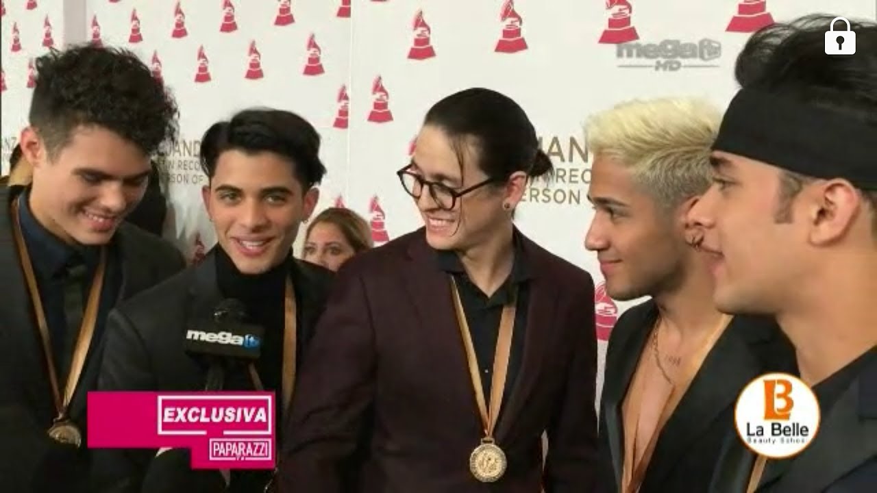 CNCO entrevista en los Latin Grammy