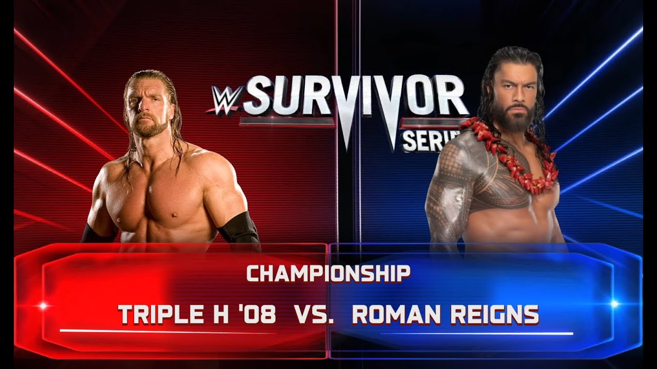 HHH vs Roman Reigns – Undisputed WWE Championship Match |