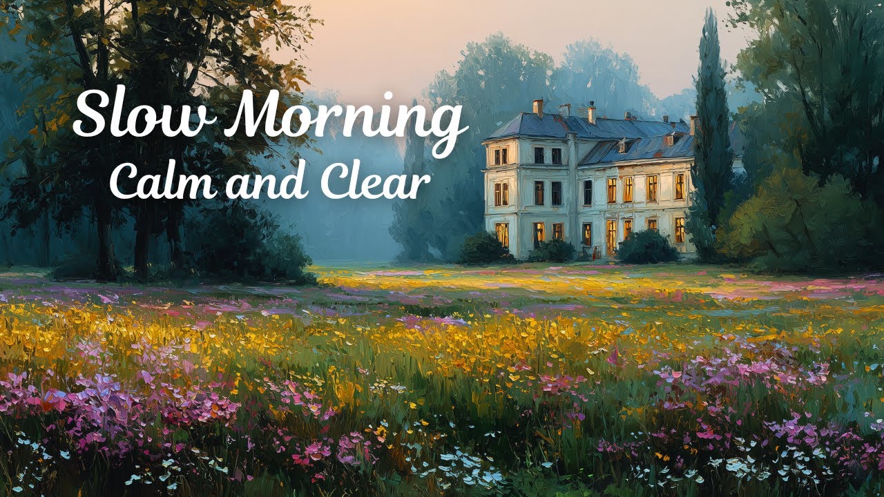 Slow Morning Piano Music | Calm Instrumental for Relaxation, Study & Stress Relief