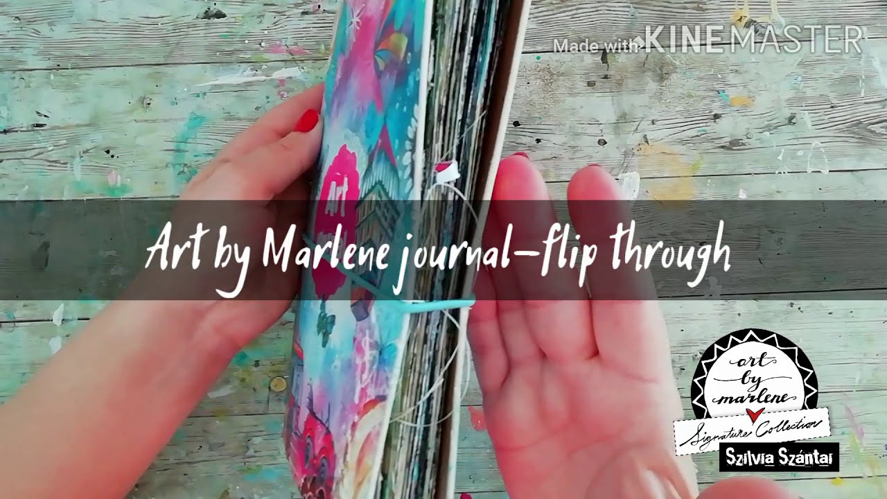 Art by Marlene journal- flip through