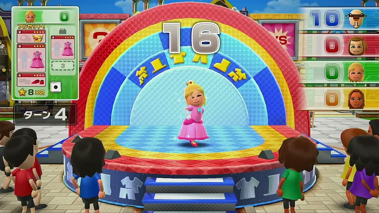 最新ゲームをプレイ!～Wii Party U 着せ替えスゴロク編～