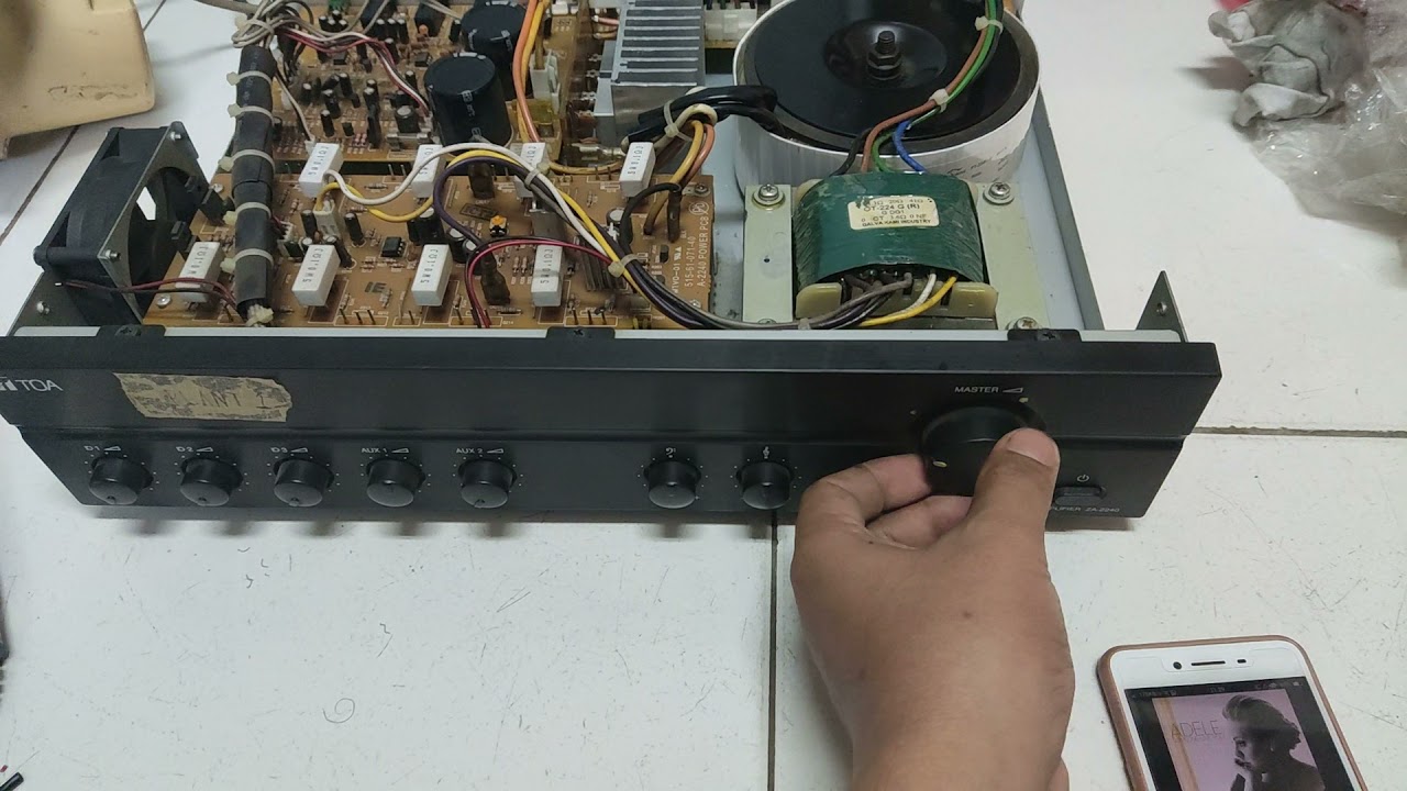 TOA ZA-2240 repair and testing