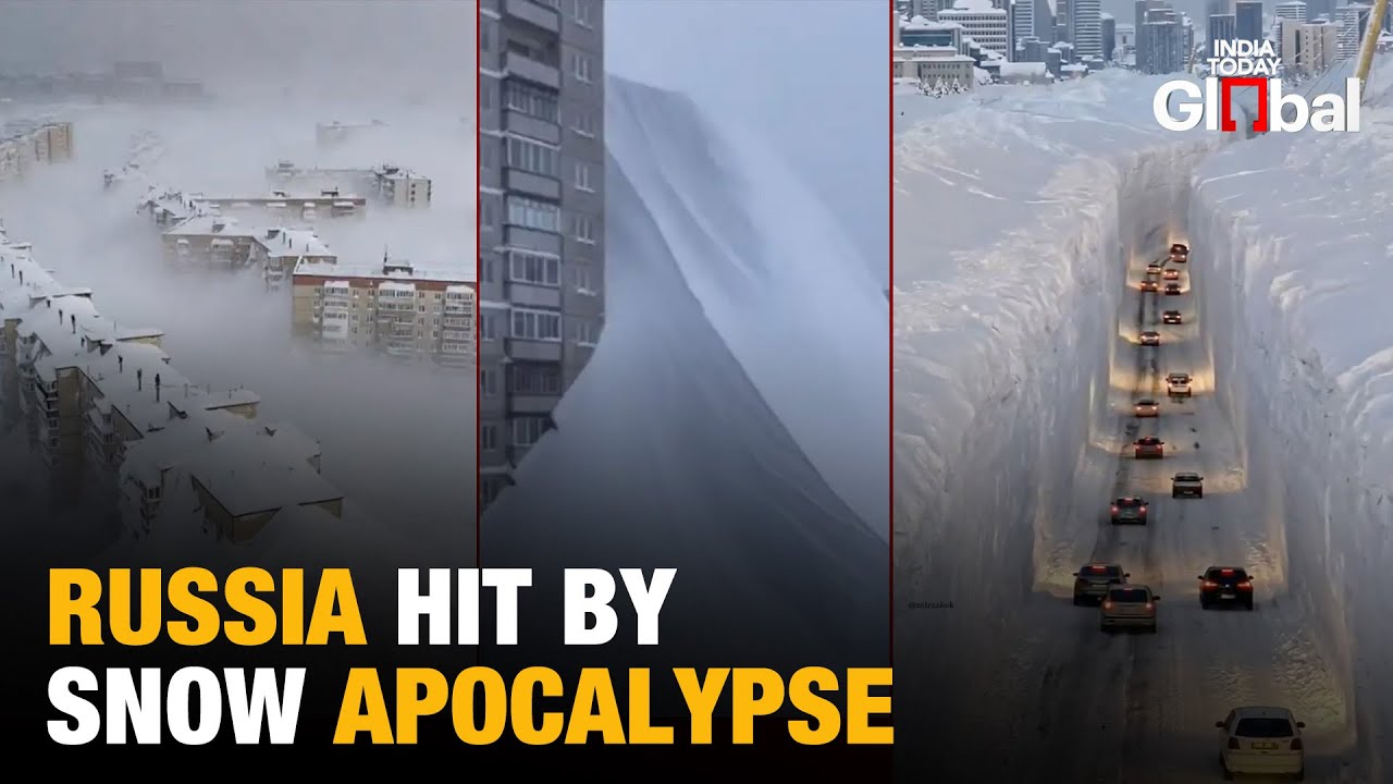 Snow Apocalypse in Russia: Kamchatka Buried Under Two-Storey Snow as Viral Videos Shock World