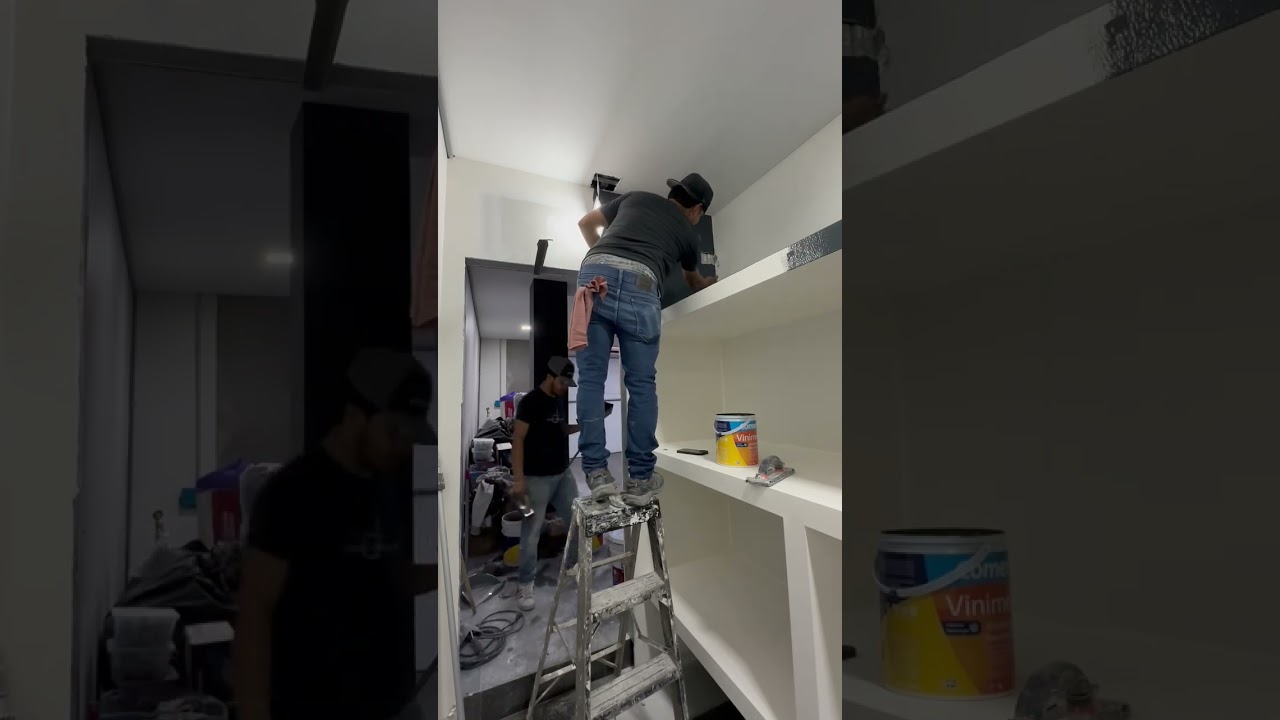 Gabinetes de #drywall 👍 TAMBIÉN LOS HACEN DE #drywall O #Tablaroca ? 🤔 #construction ???