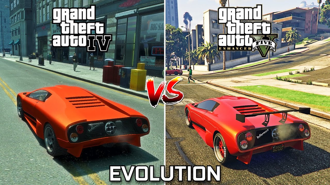 GTA 4 vs GTA 5 Enhanced &ndash; Physics & Details Comparison