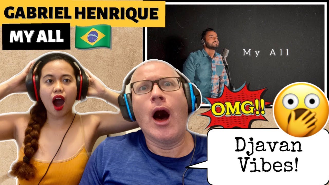 GABRIEL HENRIQUE - MY ALL ( MARIAH CAREY COVER) | REACTION! 🇧🇷