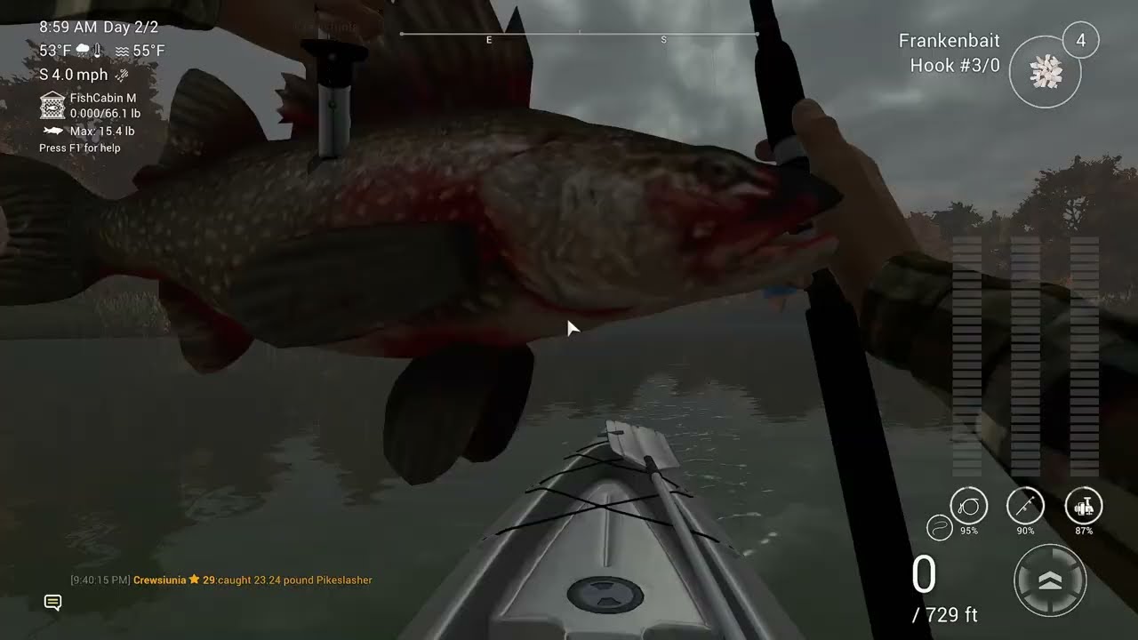 Catching the PIKESLASHER in Fishing Planet