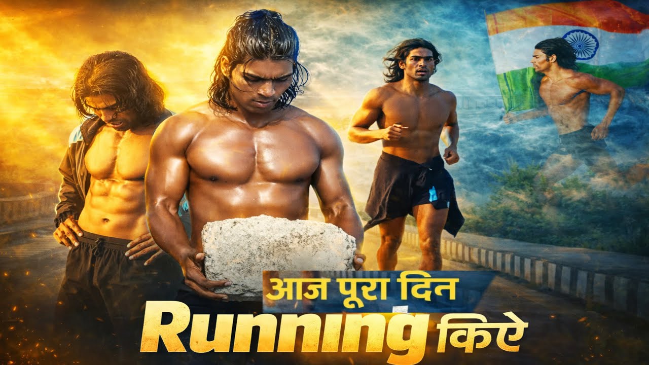 आज पूरा दिन रनिंग हुआ 