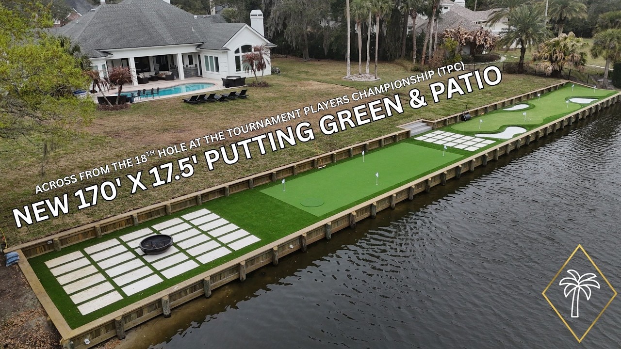 170’ Waterfront Putting Green Across from TPC Sawgrass