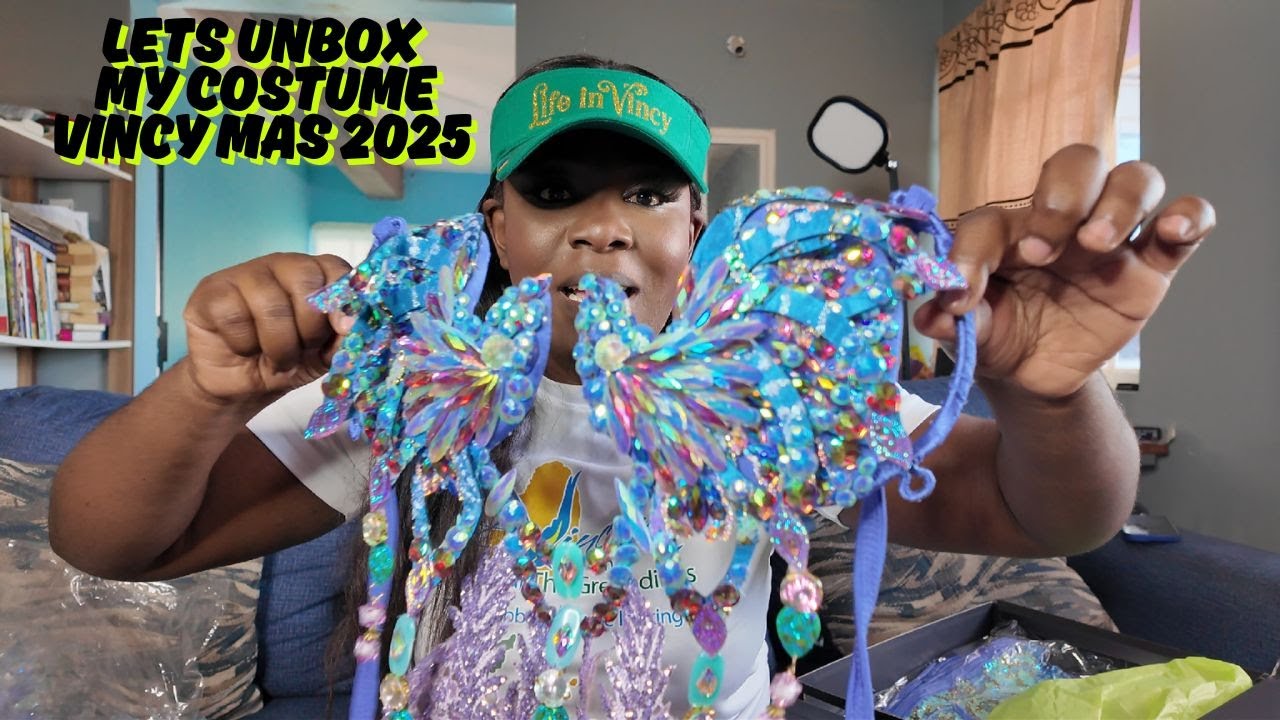 LETS UNBOX MY MIRAGE CARNIVAL COSTUME | SO MANY GOODIES! | VINCY MAS 2025