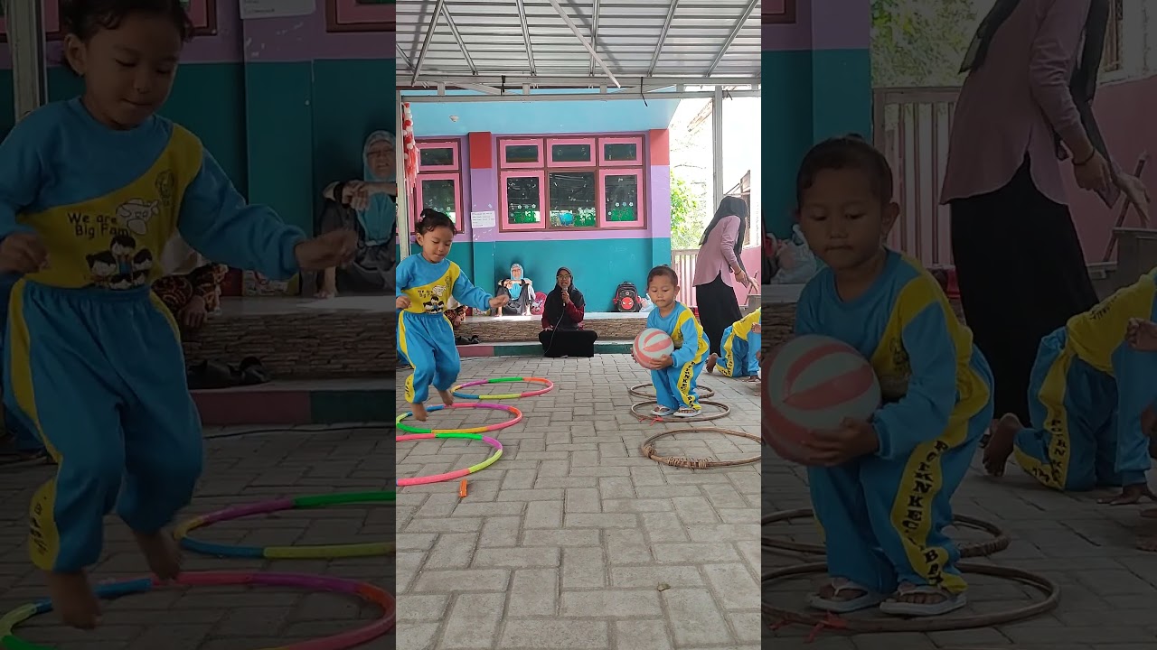 melatih fisik motorik kasar #pembelajaranpaud #pembelajaranmenyenangkan