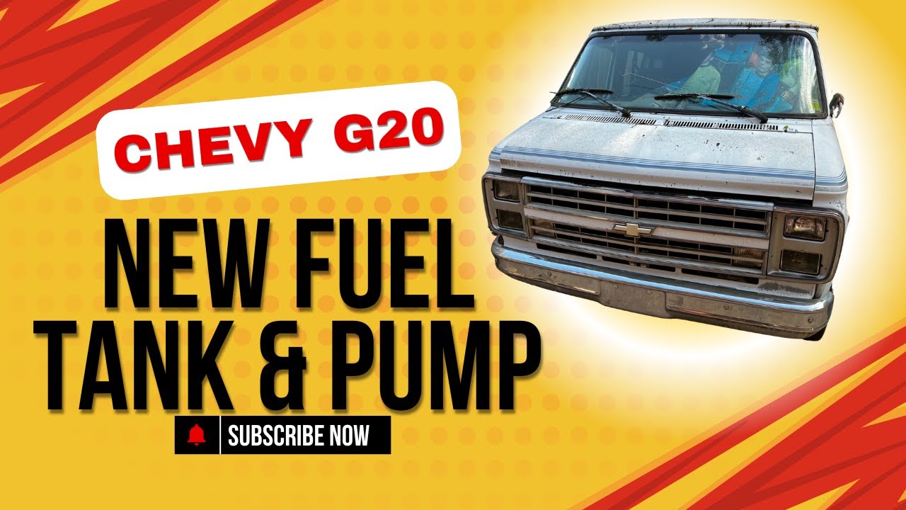 Как установить новый топливный бак и насос | Реставрация фургона Chevy G20 1990 года