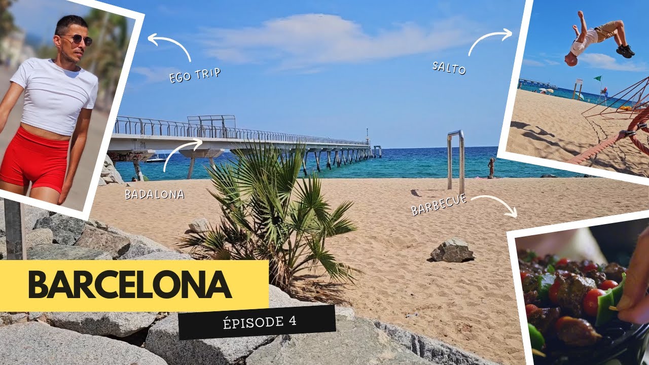 BARCELONA en VAN - Épisode 4 - Plage, brochettes & orage à Badalona 🌊🔥