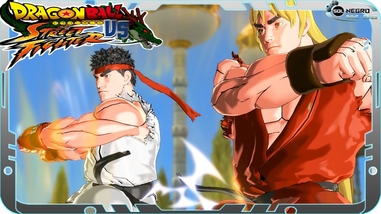Fusion Ryu and Ken VS Gogeta - Dragon Ball VS Street Fighter - Part 2 - Dragon Ball Xenoverse mod