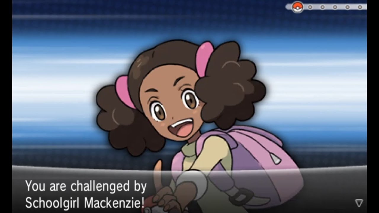 Pokemon X Version vs Schoolgirl Mackenzie Pokemon Trainer Battle / Nintendo 3DS