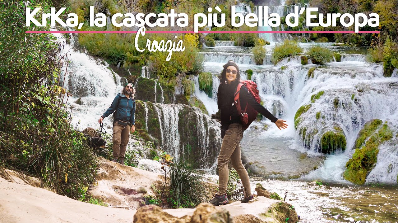 La CASCATA più bella d'EUROPA!? a KrKa in Croazia. Viaggio in CAMPER direzione SUD