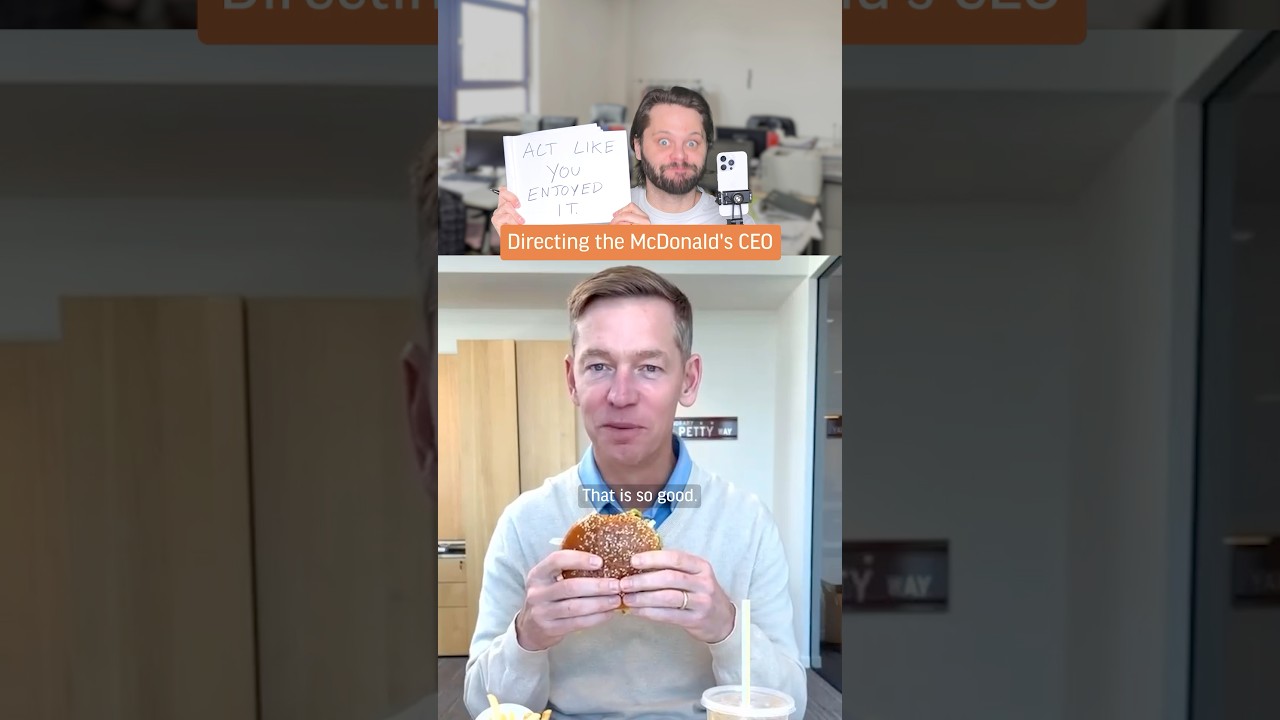 Directing social content for the McDonald&rsquo;s CEO