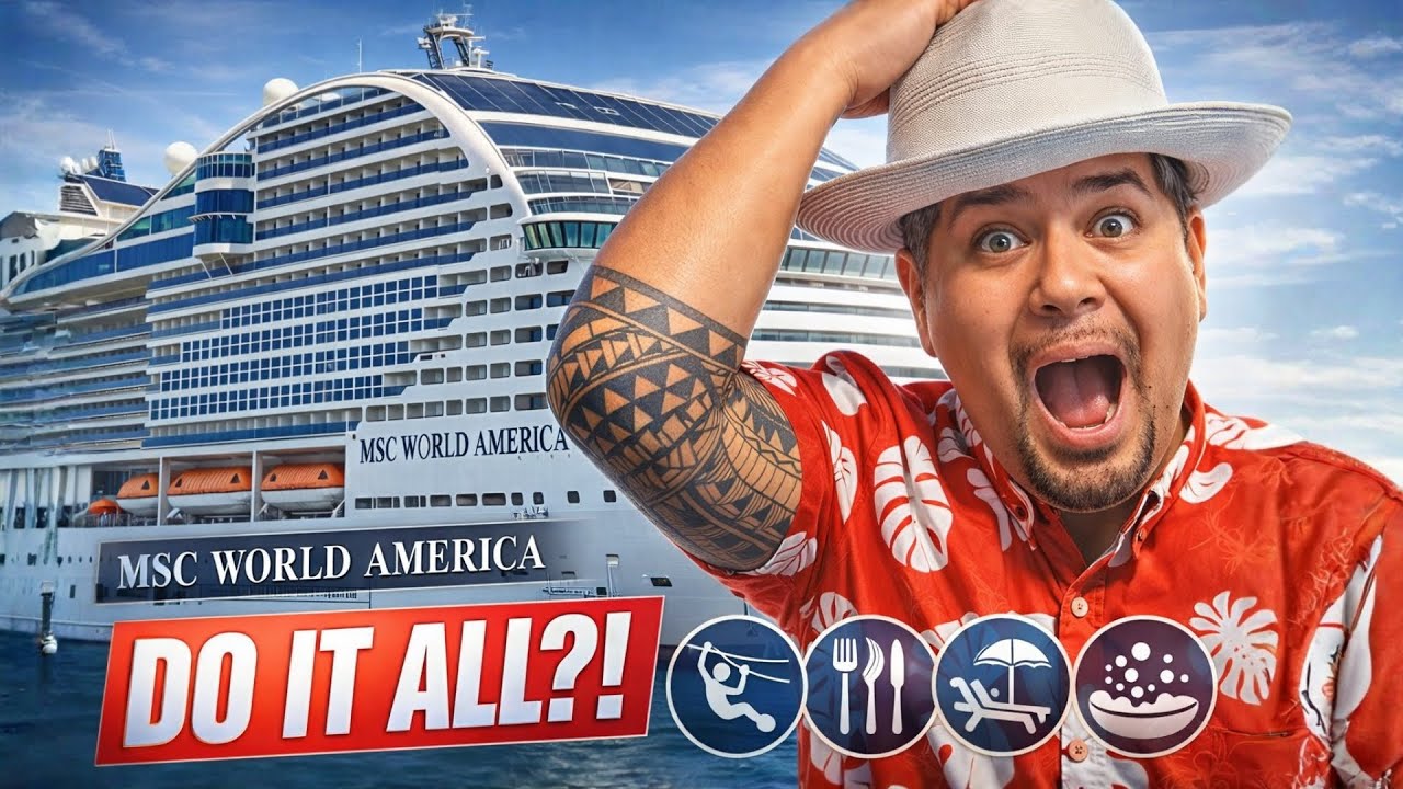 MSC World America | We Tried Everything On This Crazy Cruise Ship!