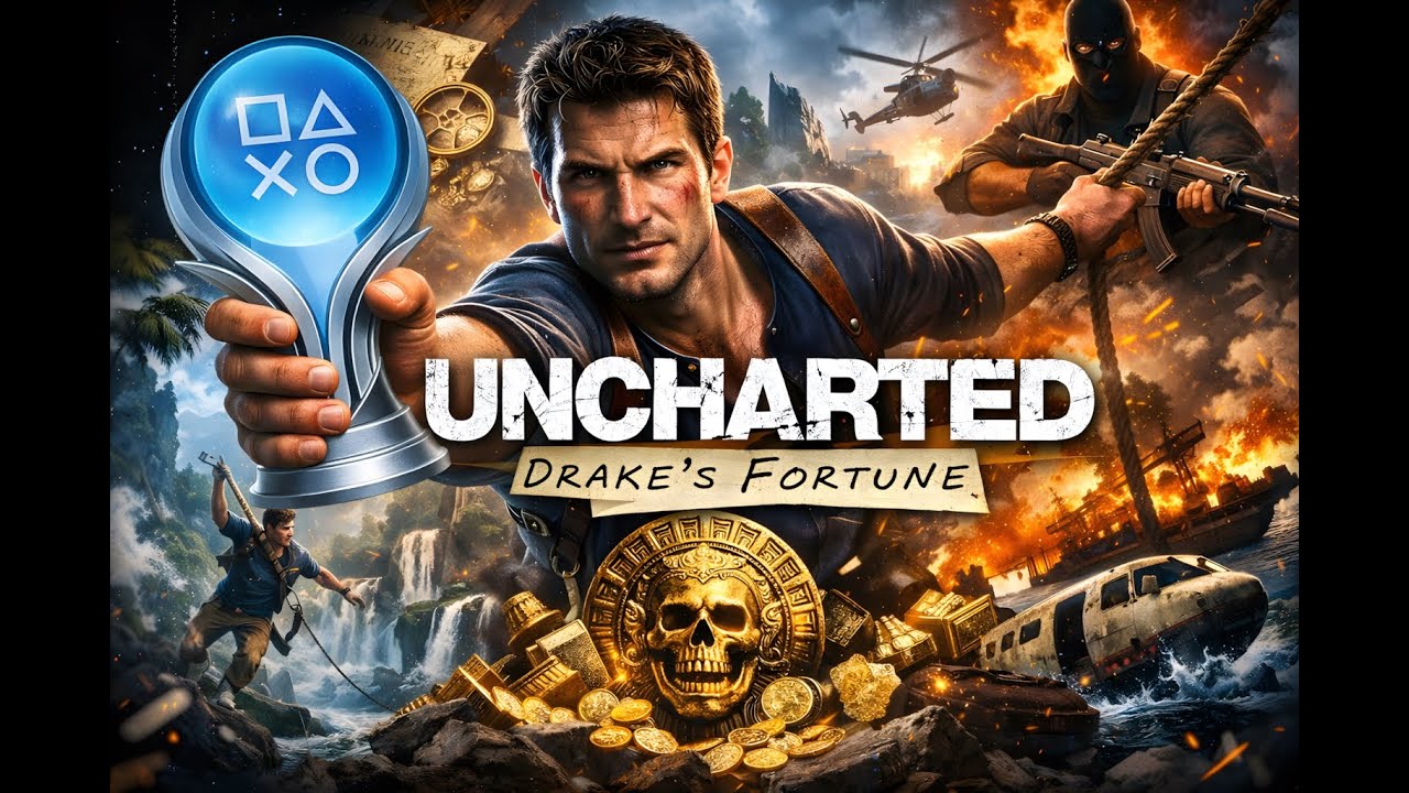 🔴 LIVE 439 🏆 Platina - 100% dos Troféus 🏆 UNCHARTED: DRAKE'S FORTUNE - PARTE 1