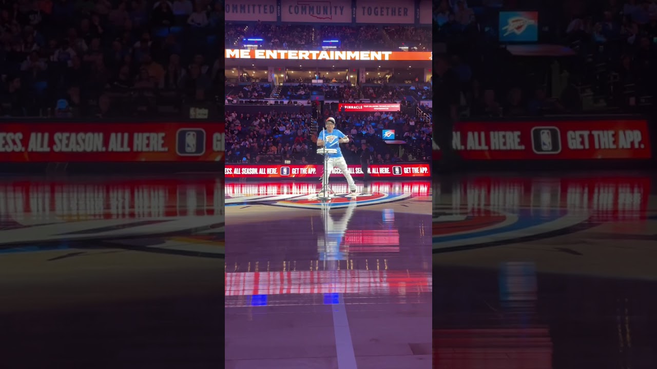 Timothy Fletcher Halftime show for “NBA OKC Thunder” 2/27/24