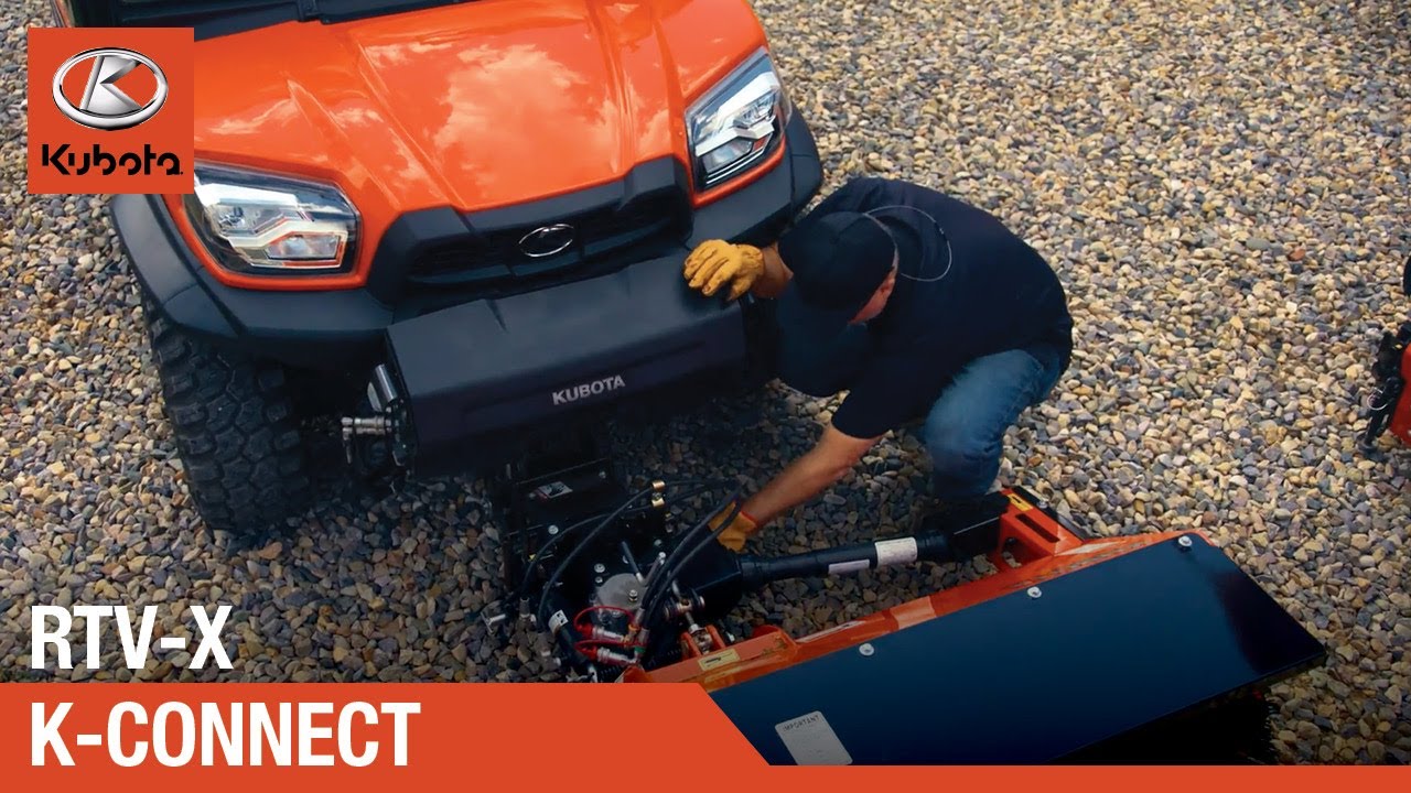 Meet the Kubota K-Connect for RTV-X: Swap Attachments in Minutes!