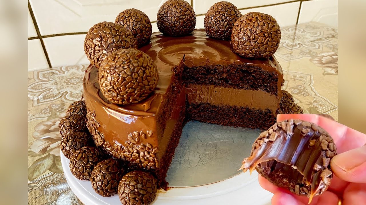 Devil’s Cake Bolo de chocolate hiper mega plus Chocolatudo o melhor bolo da sua vida!