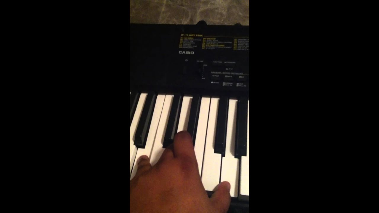 White Iverson- Post Malone piano tutorial