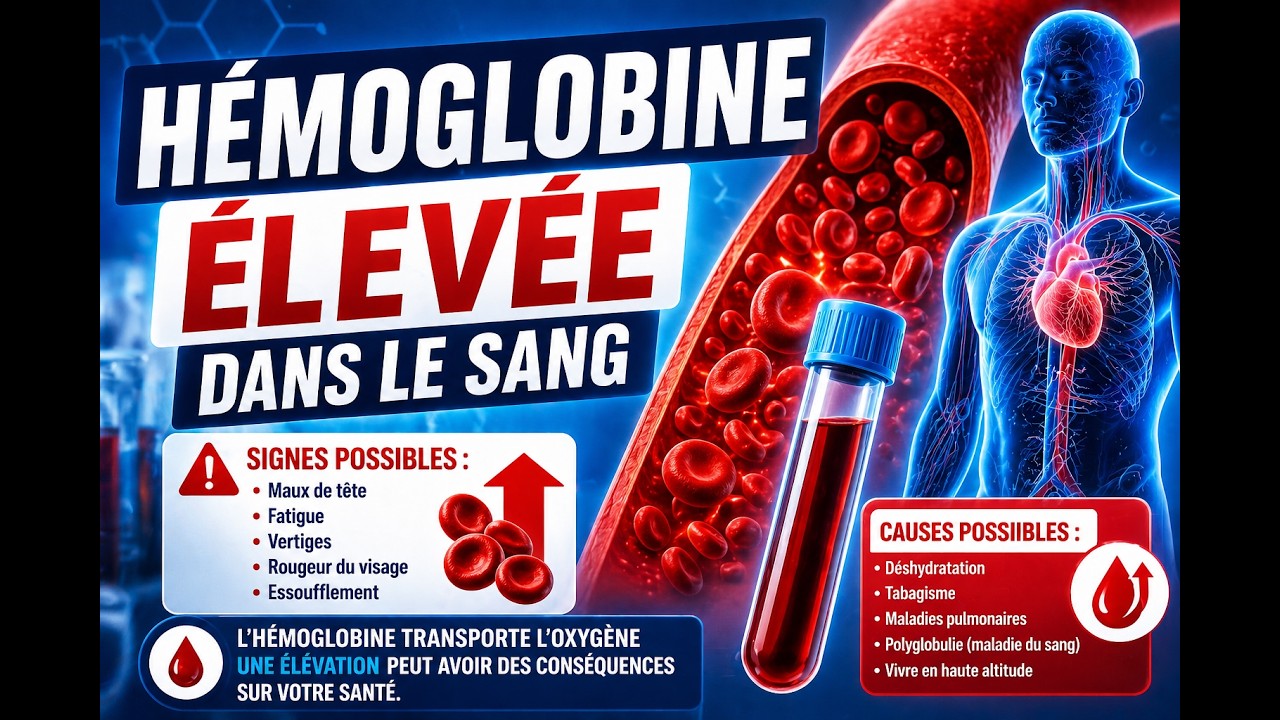 Qu'est ce que signifie un taux D'HÉMOGLOBINE élevé dans le sang?