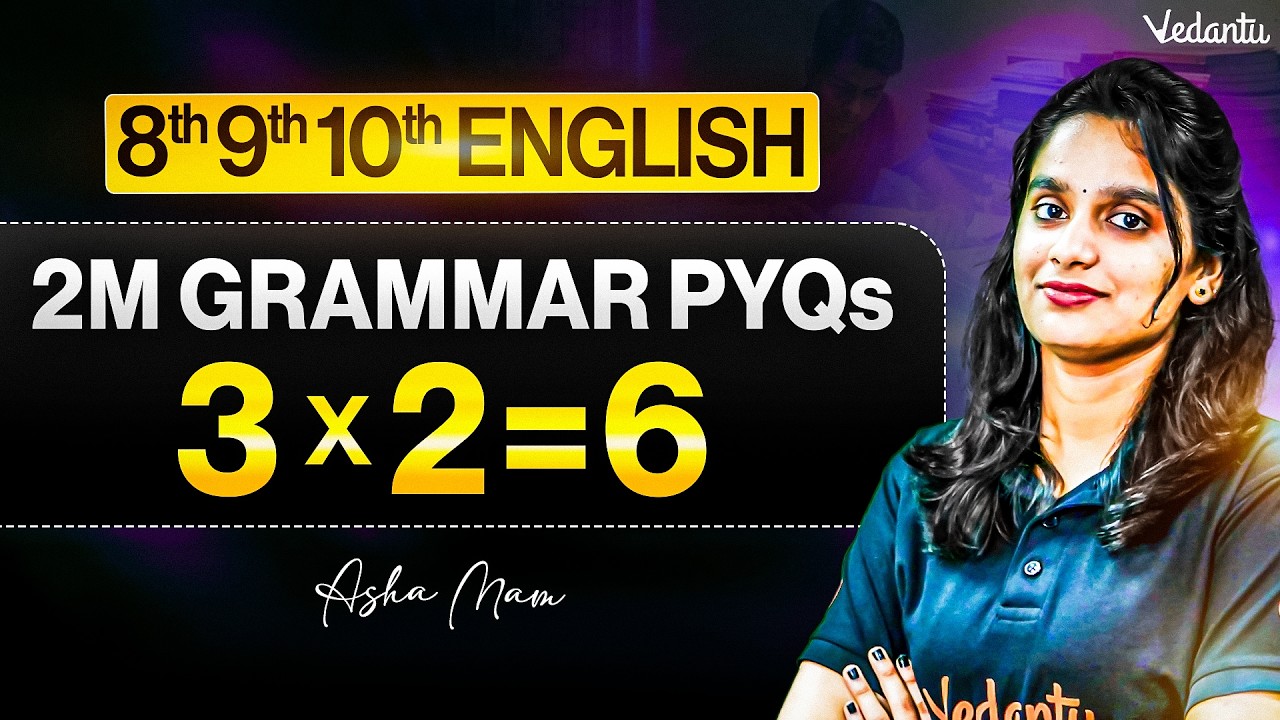 10th English | ENDGAME | 2 Marks Grammar PYQs | Public Exam 2026 | Asha Ma'am