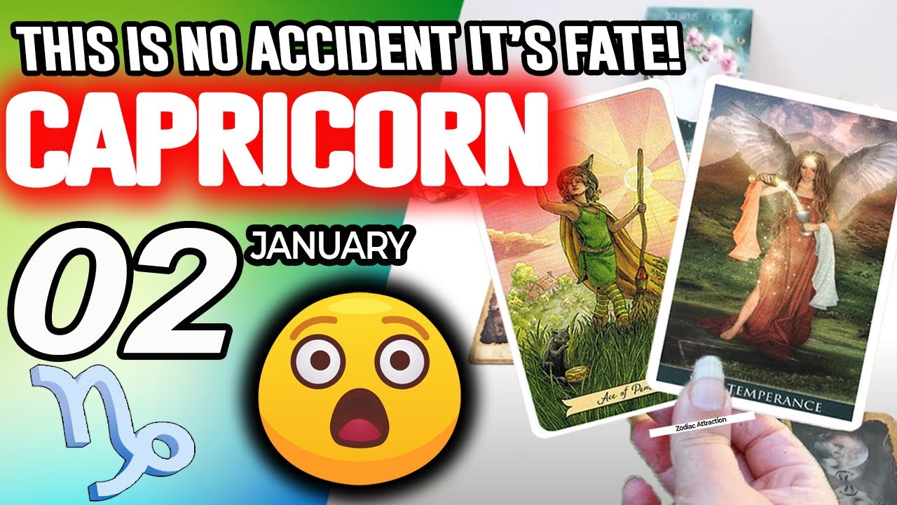 Capricorn ♑😲DESTINY! THIS IS NO ACCIDENT IT&rsquo;S FATE!👀 horoscope for today JANUARY 2 2026 ♑ #capricorn