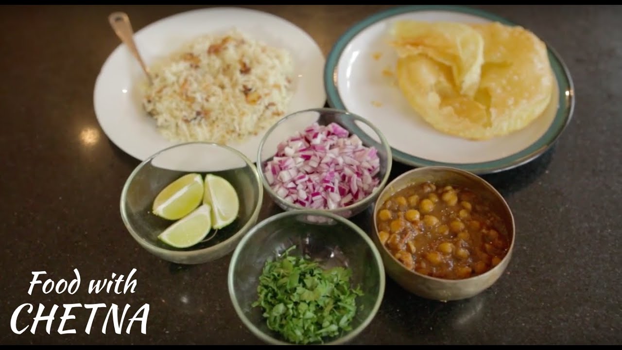 How to make Indian style Chana Masala or Chole Bhature- Food with Chetna