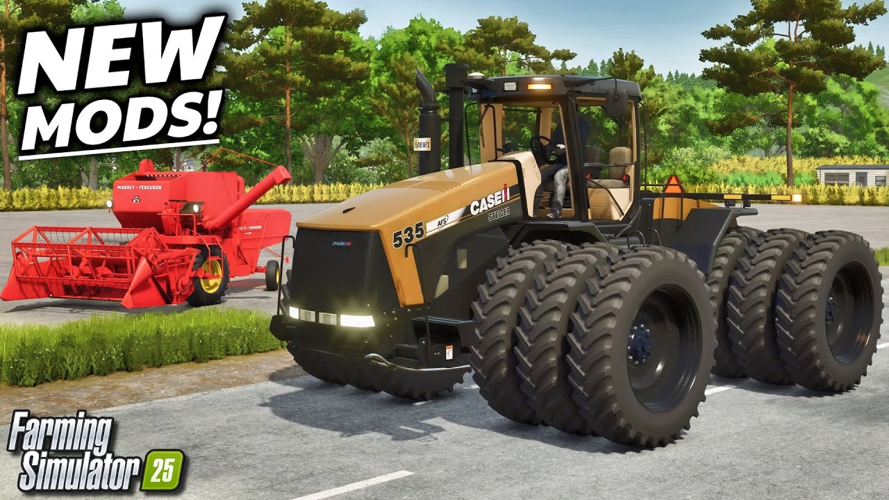 New Mods - STX-Steiger Series, Old Massey Combine, & Osweiler Map! | Farming Simulator 25