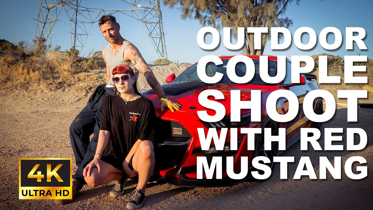 How to Pose with a Supercar | Outdoor Couple Shoot #bts