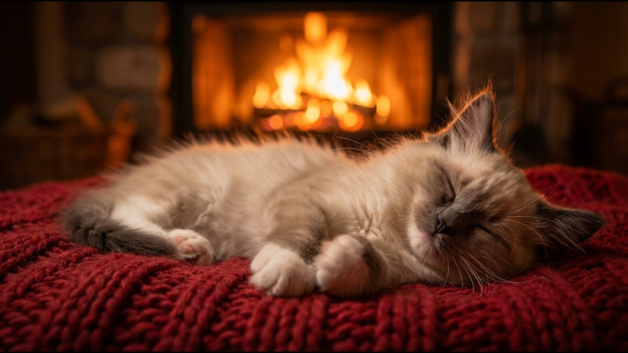 Anti-Anxiety Sleep Music for Cats 🐱 Soothing Night Sounds for Relaxation